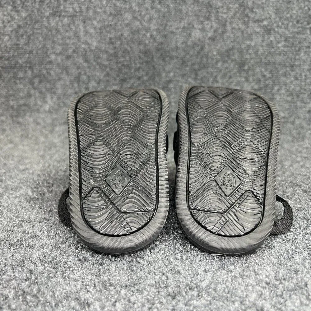 Chaco Chillos Sport Straps Sandals Youth Size 1 Black Athletic Outdoor Flip Flop
